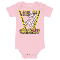 STOP the VIOLENCE 348 Infant Short Sleeve One-Piece STOP the VIOLENCE