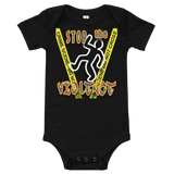 STOP the VIOLENCE 348 Infant Short Sleeve One-Piece STOP the VIOLENCE