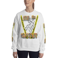 STOP the VIOLENCE 177 Unisex Gildan Heavy Blend Sweatshirt STOP the VIOLENCE