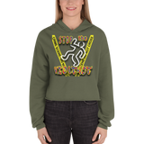 STOP the VIOLENCE 224 Women's Crop Hooded Sweatshirt Stop the VIOLENCE