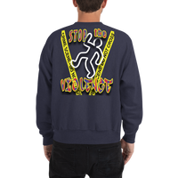 STOP the VIOLENCE 093 Men's Champion Max Crewneck Sweatshirt  STOP the VIOLENCE