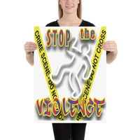 STOP the VIOLENCE 133 Premium Luster Photo Paper Poster STOP the VIOLENCE