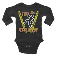 STOP the VIOLENCE 347 Infant Long Sleeve Bodysuit STOP the VIOLENCE