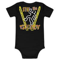 STOP the VIOLENCE 348 Infant Short Sleeve One-Piece STOP the VIOLENCE