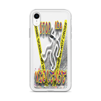 STOP the VIOLENCE 049 iPhone Liquid Glitter Phone Case - STOP the VIOLENCE