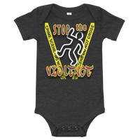 STOP the VIOLENCE 348 Infant Short Sleeve One-Piece STOP the VIOLENCE