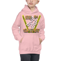 STOP the VIOLENCE 356 Kid's Hooded Sweatshirt STOP the VIOLENCE