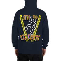 STOP the VIOLENCE 085 Men's Champion Max Hooded Sweatshirt STOP the VIOLENCE