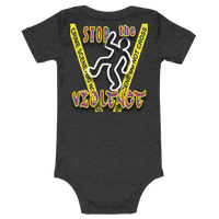 STOP the VIOLENCE 348 Infant Short Sleeve One-Piece STOP the VIOLENCE