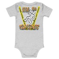 STOP the VIOLENCE 348 Infant Short Sleeve One-Piece STOP the VIOLENCE