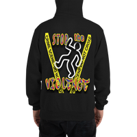 STOP the VIOLENCE 085 Men's Champion Max Hooded Sweatshirt STOP the VIOLENCE