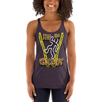 STOP the VIOLENCE 256 Women's Racerback Tank STOP the VIOLENCE